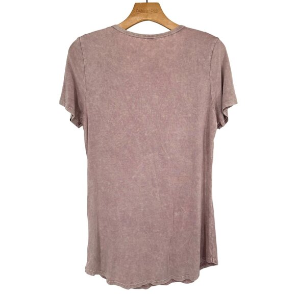 Vocal American Original Girl Biker Graphic Tee size medium Y2K pink USA - Picture 7 of 9